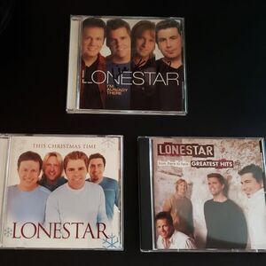 LONESTAR Autographed  2001 CD 'I'm Already There' PLUS Christmas & Greatest Hits